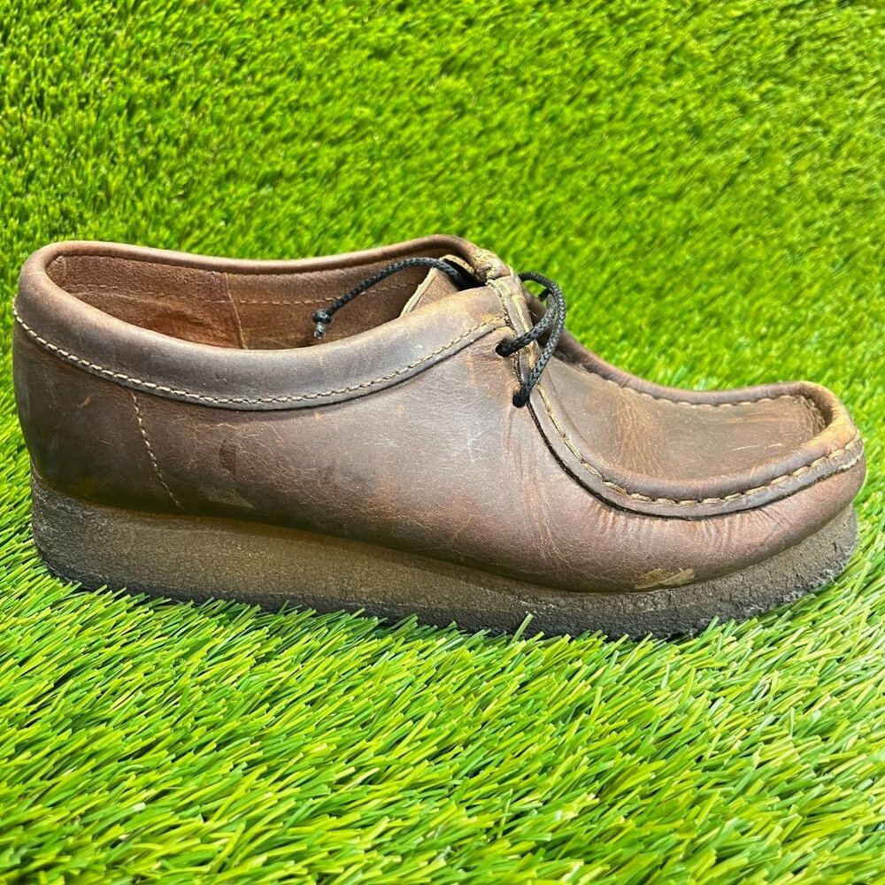Clarks Originals Wallabee Womens Size 7 Brown Leather Walking Leather Shoes